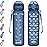 Enerbone 32 oz Water Bottle with Times to Drink and Straw, Motivational Drinking Water Bottles with Carrying Strap, Leakproof BPA & Toxic Free, Ensure You Drink Enough Water for Fitness Gym Outdoor