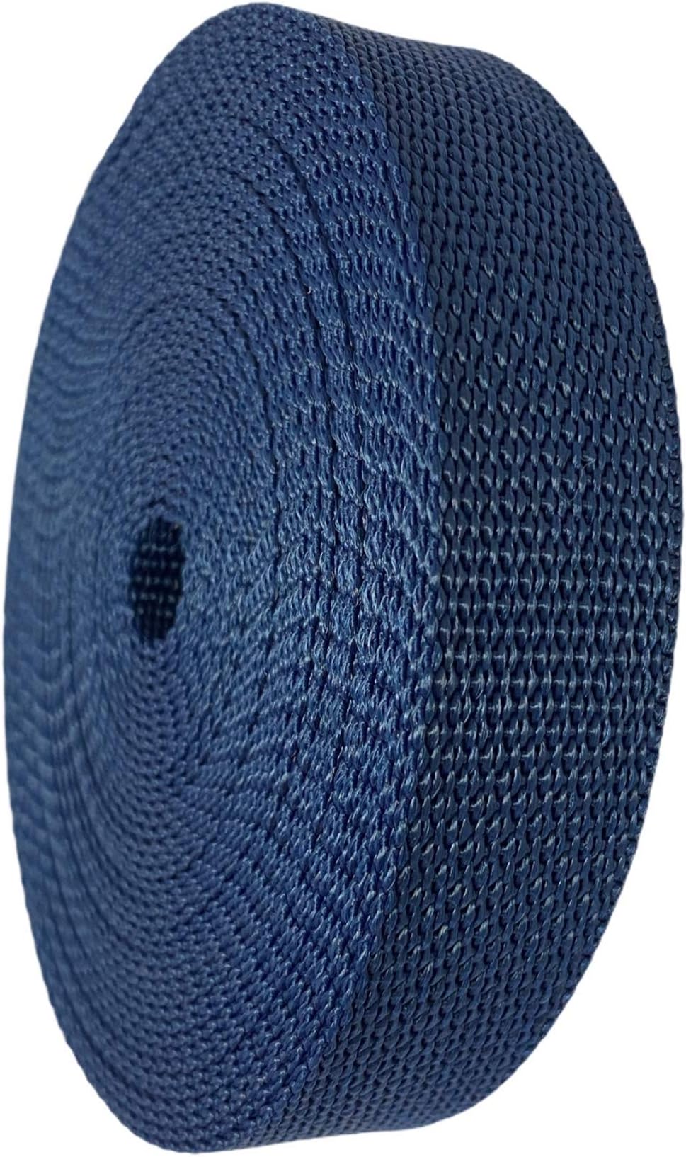 GGR SuppliesDurable Polypropylene UV Resistant Webbing Straps Ideal for DIY Projects, Pet Collars, Outdoors, Crafts and Much More. 1 Inch (Navy, 100)