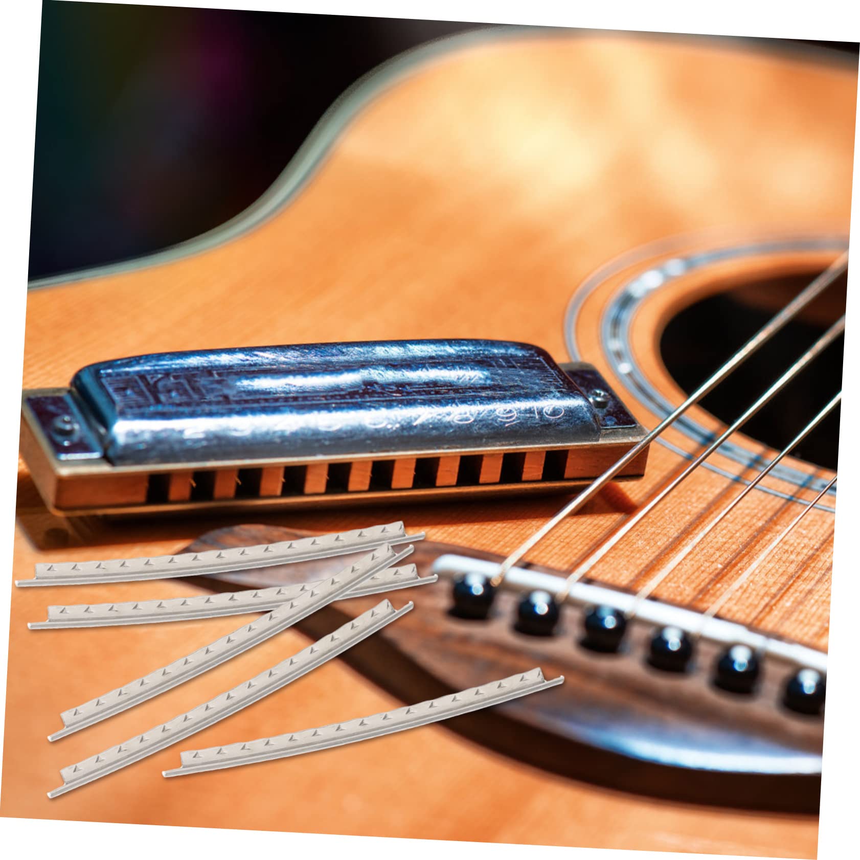 Levemolo Electric Guitar Fret Replacement Kit 40pcs Fretboard Frets Classic Guitar