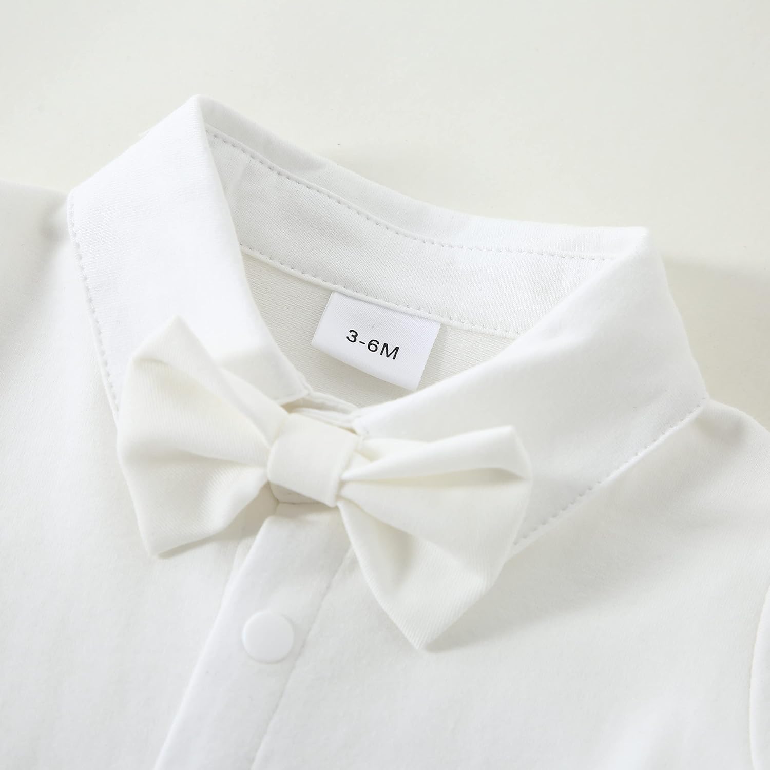 DISAUR Baby Boy Clothes Toddler Boy Outfits 4PCS Gentleman Dress Romper/Vest/Pants/Bow Tie Cotton Suit Sets - Image 2