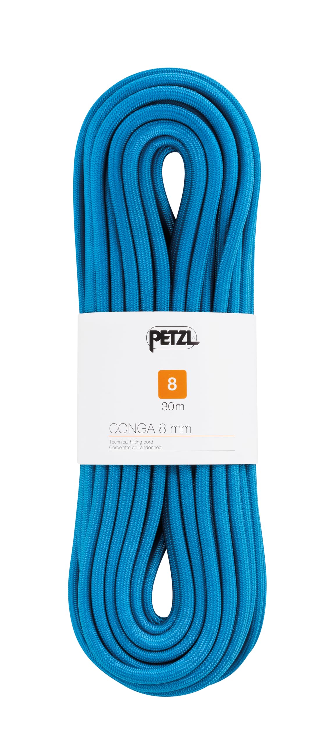 Petzl - Conga 8 mm, niebieski kolor, rozmiar 8 mm x 30 m