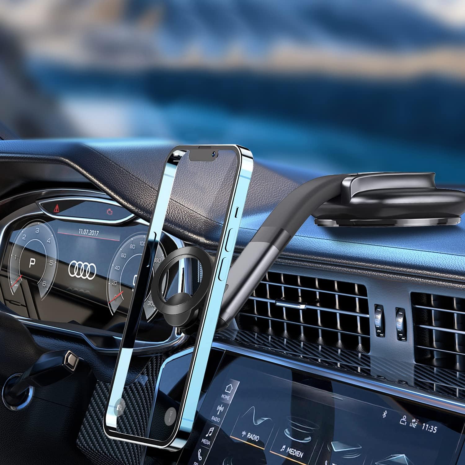 Karmus Compatible with Magsafe Car Mount, Phone