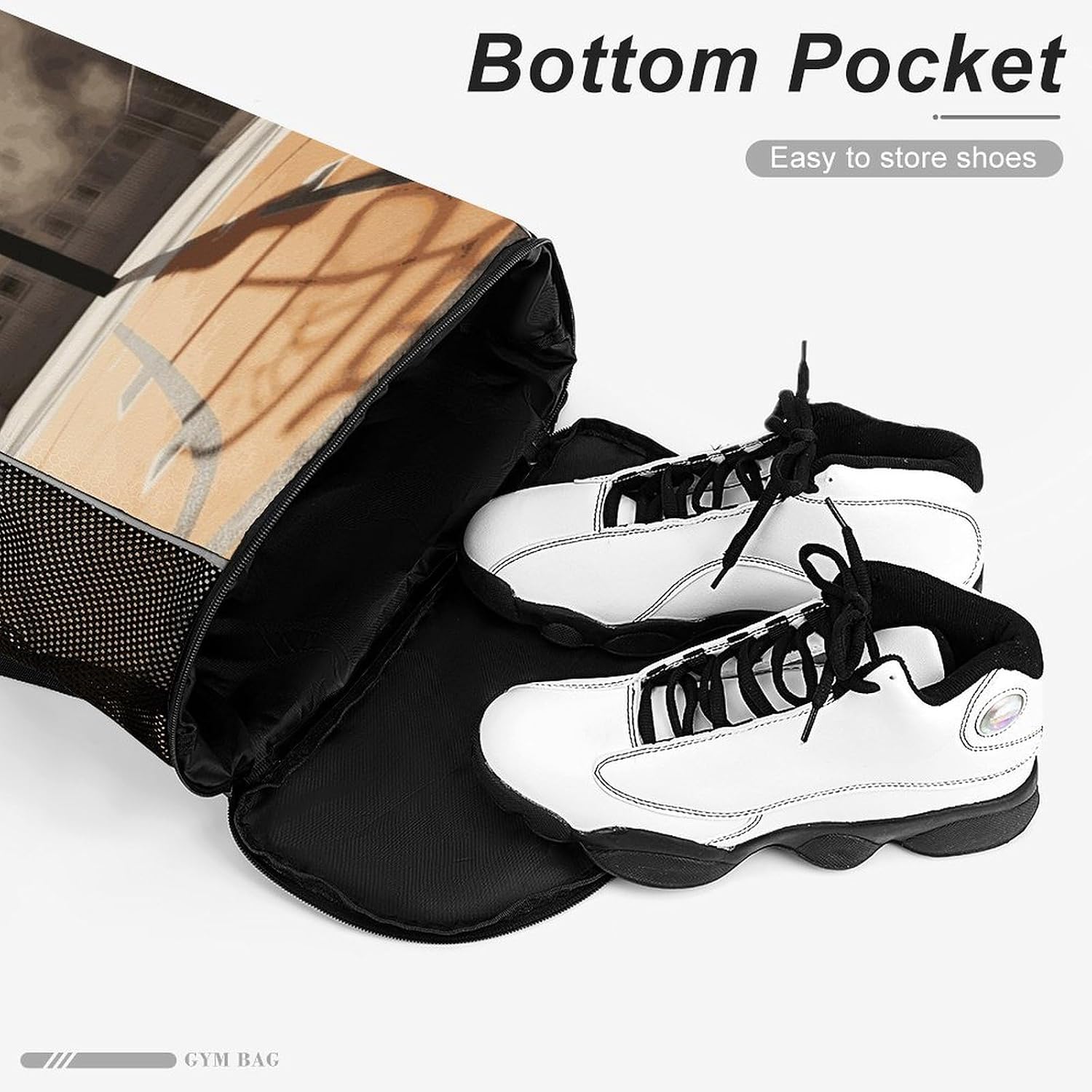 Amazing Basketball Court Drawstring Backpack Draw String Bag Sports Gym Bags Cinch Bag Gift Bags Travel Sackpack