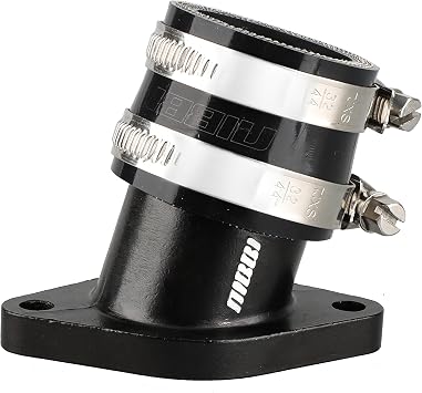 NIBBI Motorcycle Intake Manifold Carburetor Boot Joints,Intake Manifold Air Joint Boot Connector For Motorcross Dirt Bike