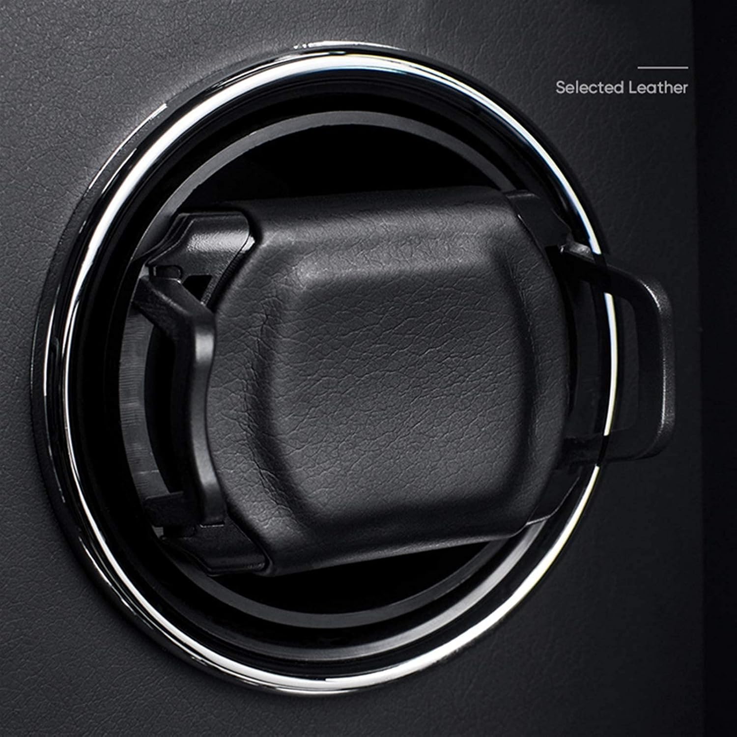 Watch Autornatic Watch Winder Box with Light,with Remote Control and Touch Panel Fingerprint Unlock Quiet Motors Built-in Led Illuminated 6 Available Modes Self Winding