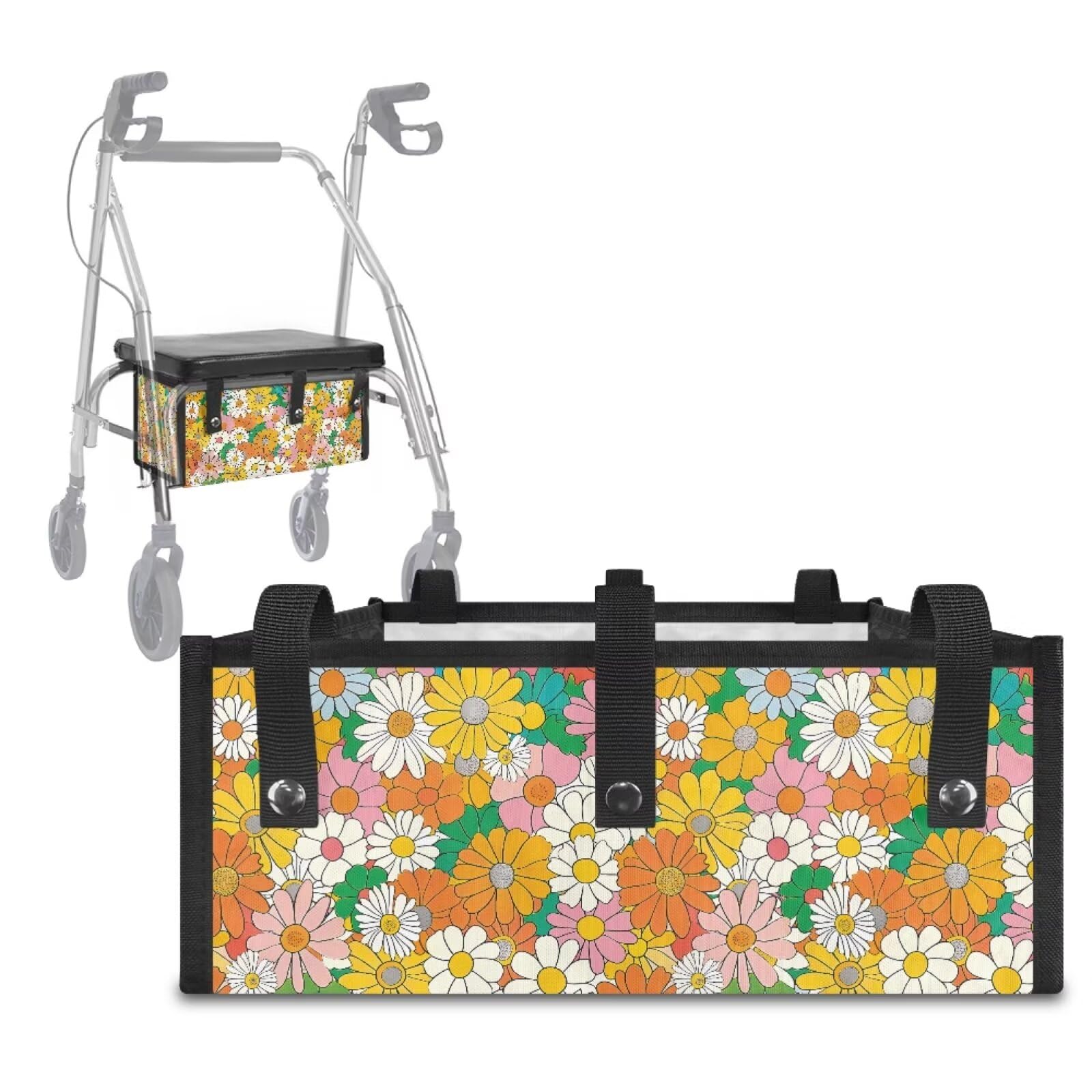 Walker Basket - Tropical Floral Under Seat Bag -22 Walker Basket - Tropical Floral Under Seat Bag -22