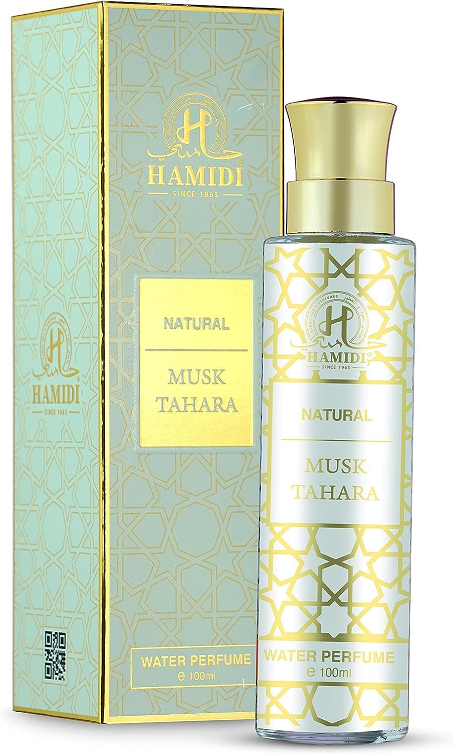 Hamidi Non Alcoholic Natural White Musk Tahara Water Perfumes for Unisex 100ML – Signatures Collections – perfume for men – perfume for women – fragrance – Offers – Alcohol Free – Long Lasting