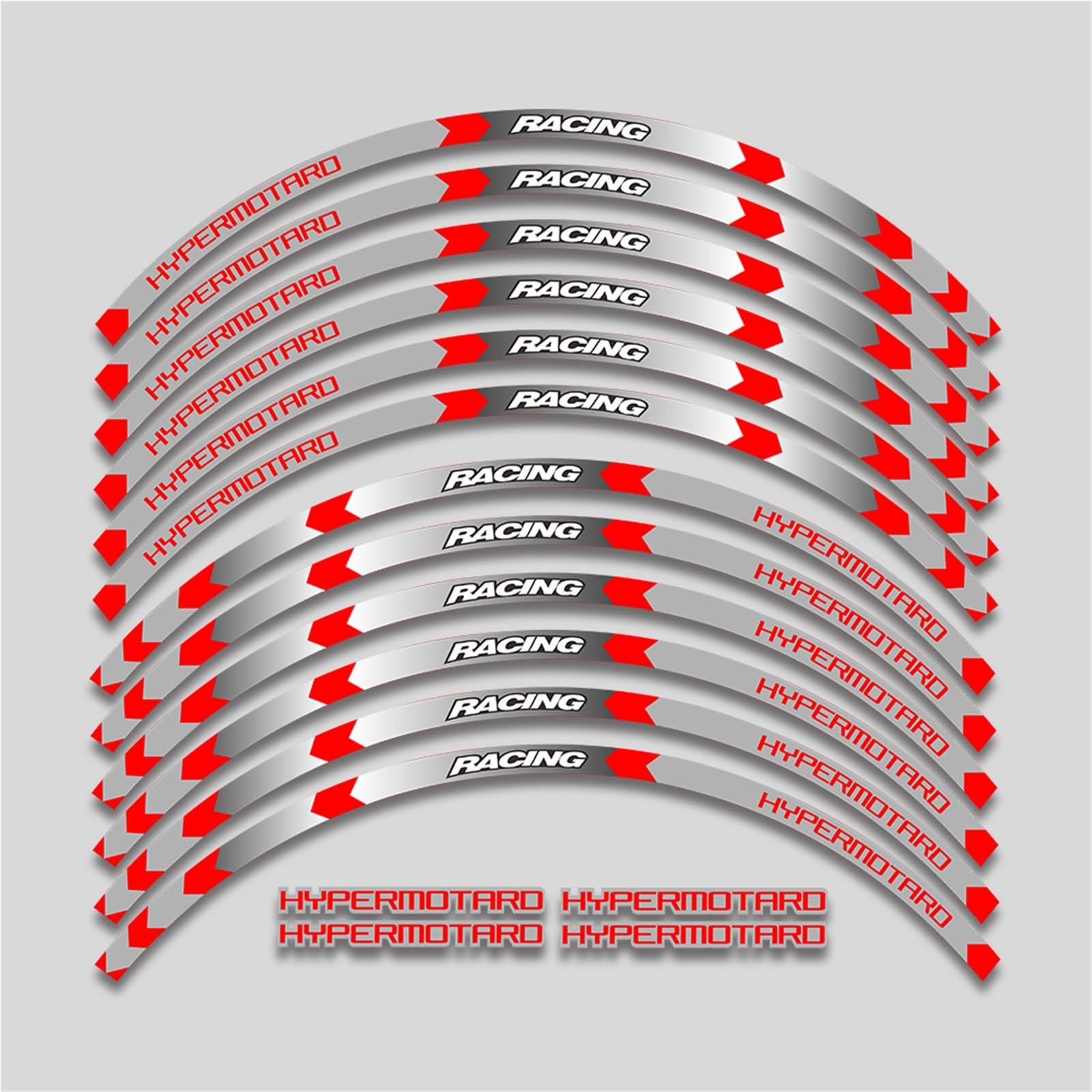 FGLFPXI 17inch Motorcycle Accessories Stickers Rim Decals Wheels Hub Reflective Stripe Tape for Hypermotard 939 821 796 950 1100