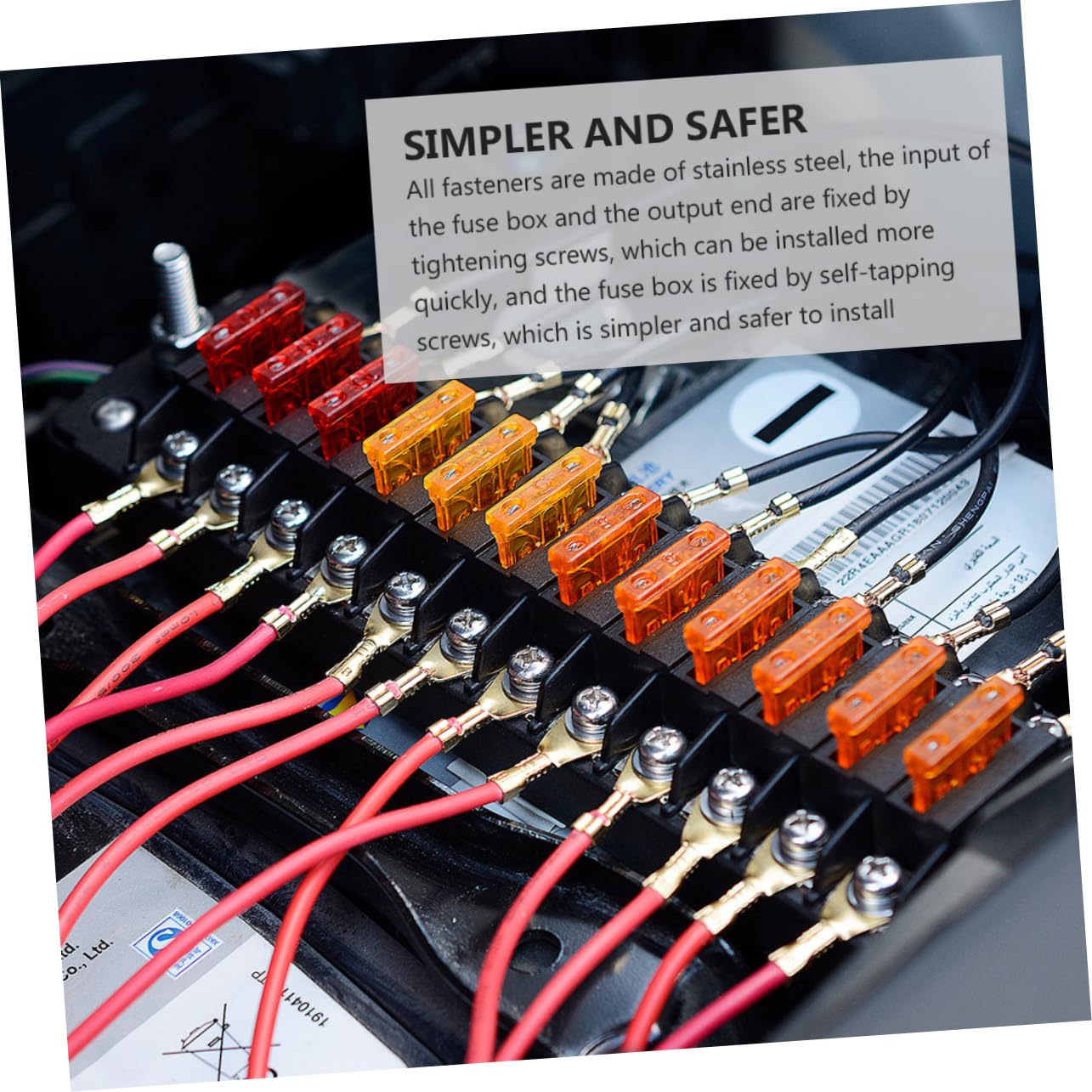 Scatola Portafusibili Auto 12 Vie 32v 75a con Doppie