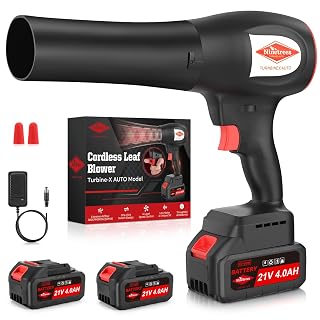 Leaf Blower Cordless with Battery and Charger, 1000,000 RPM,One-Touch Lock Mode, Lightweight Handheld Design,Blower for Patio Cleaning,car Blowing Water, Blowing Leaves and Dust - Amazon product rated Grade A
