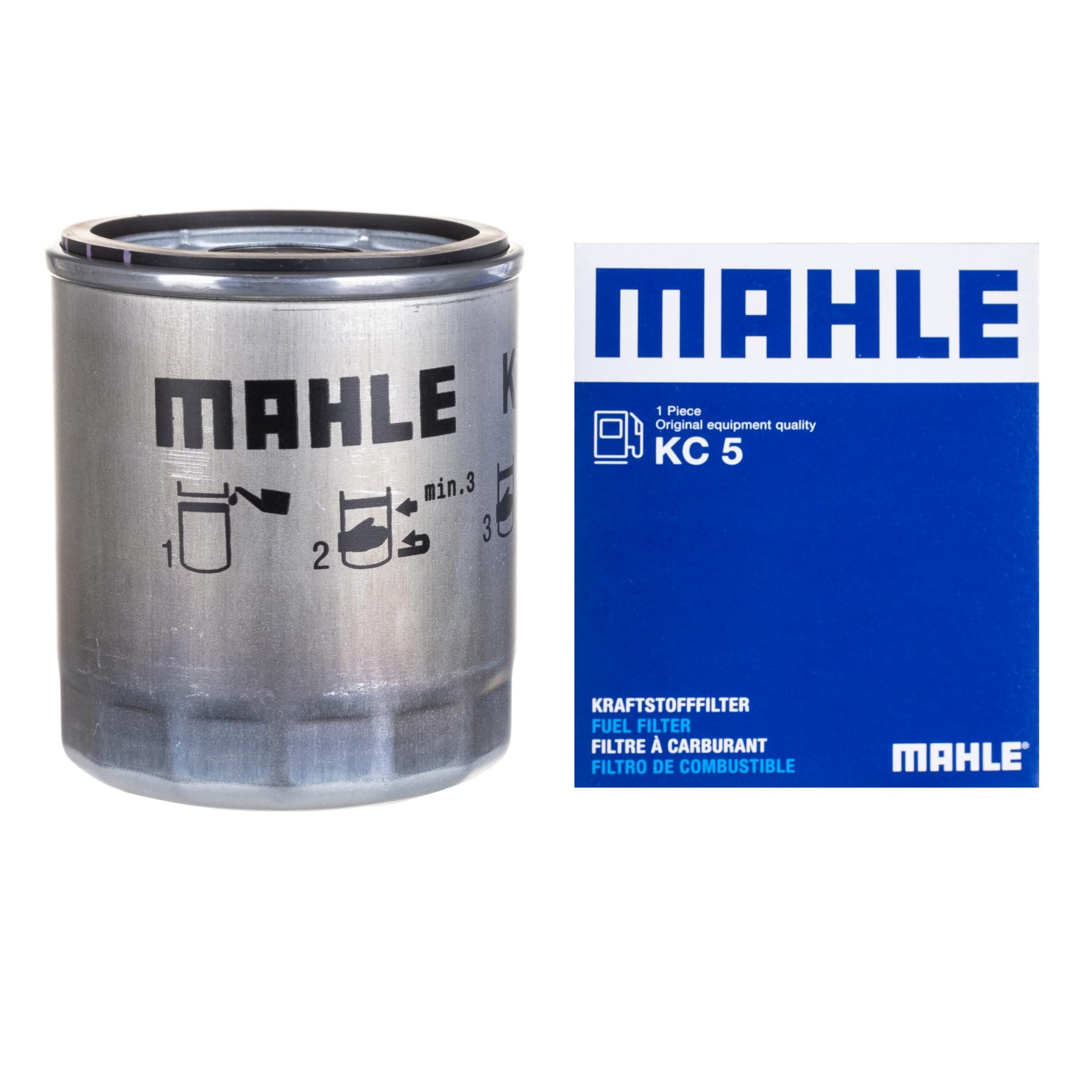 Fuel Filter fits TOYOTA LAND CRUISER BJ60V 3.4D 81 to 87 3B Mahle 0423456031 New