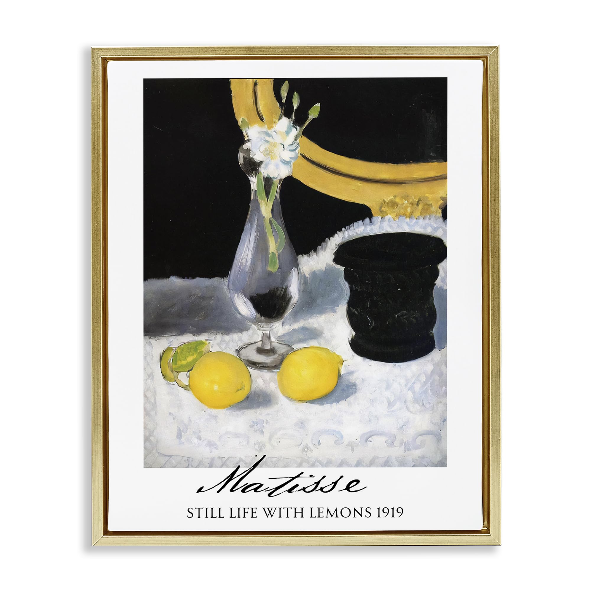 'Matisse Still Life Lemons'| Floating Frame Canvas Art