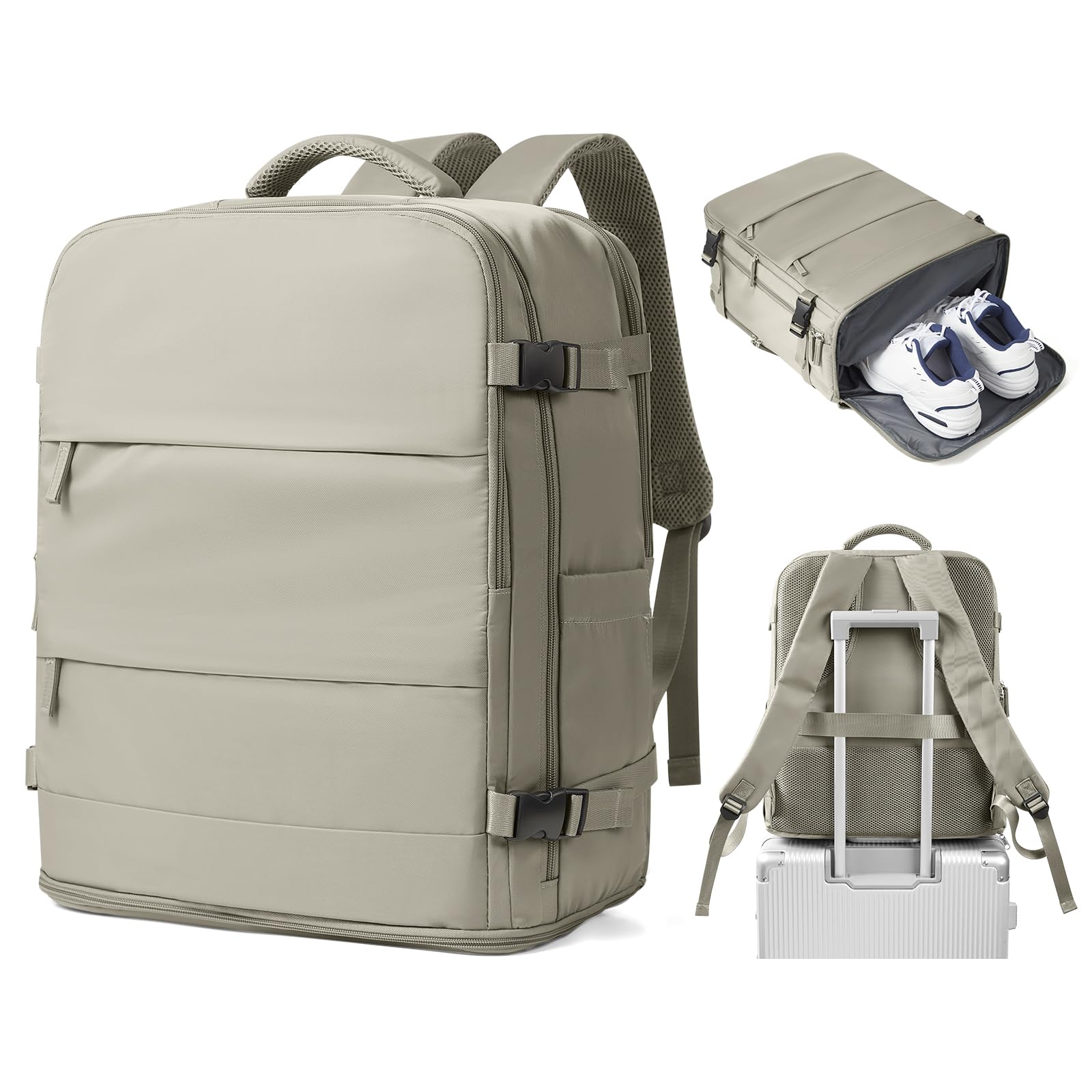 SZSYCN Mochila Viaje Cabina Avion 40x30x20 Ryanair Wizzair Maletas de Viaje Mujer Mochilas Viaje 40×20×25 Ryanair para Mujer Equipaje de Mano 45x36x20 Easyjet Maletas para Portatil Hombre — view 41