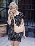 Sac de Croix du Croissant Corduroy pour femmes, FITDON Petit sac à dos de sac à croupion Hobos
