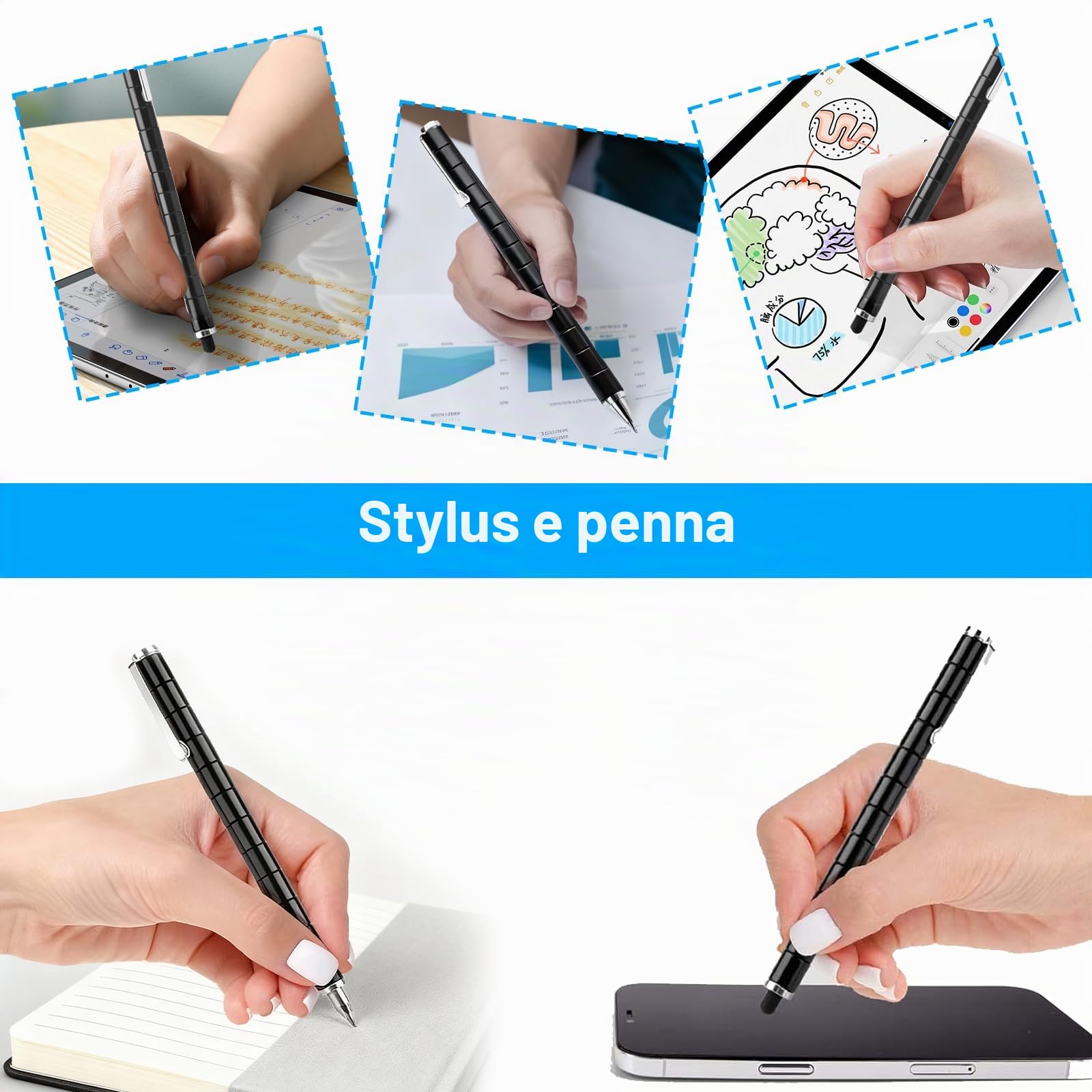 Penna Magnetica, Penna Antistress con Biglie Magnetiche, Gioco Sensoriale per Ansia e Concentrazione, Idee Regalo Ragazzo 15 14 13 Anni Creativo, Regalo Originale Per Adolescenti e Adulti