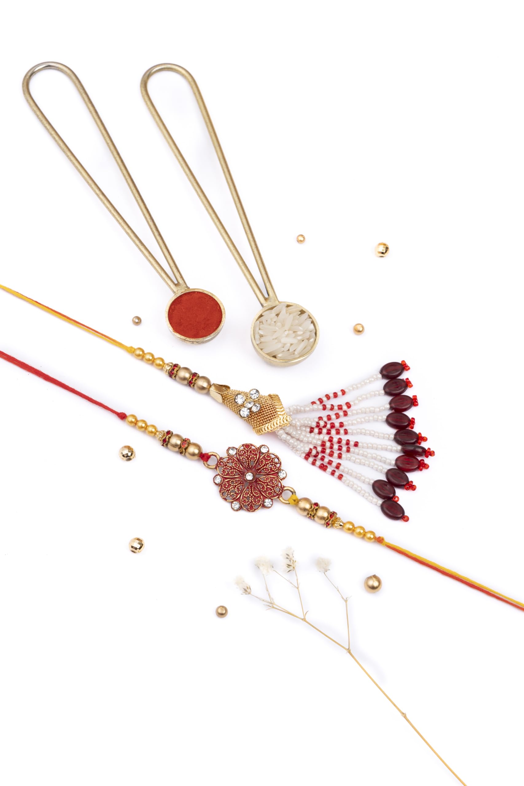 DORE Rakhi For Bhabhi Bhaiya Bhabhi Rakhi Set Rakhi For Brother Rakhi Set Rakhi Combo Lumba Rakhi For Bhabhi The Red Flower & Petals Rakhi Set (B0C5MX96N5) Amazon Price History, Amazon Price Tracker