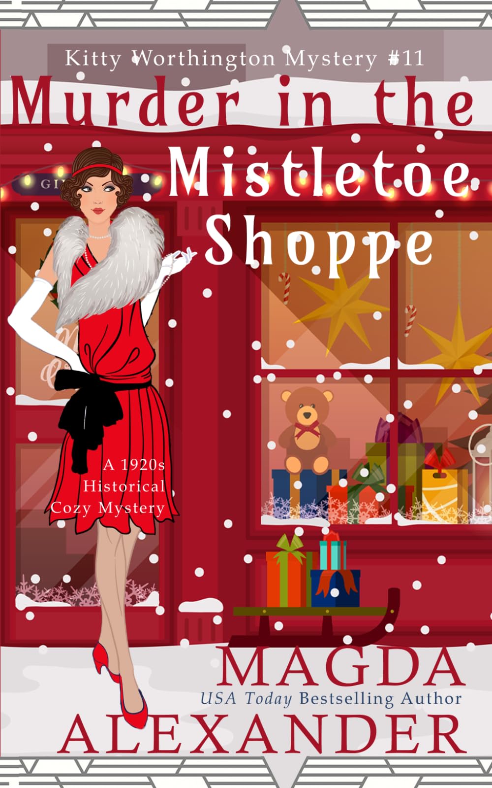 Murder in the Mistletoe Shoppe: A 1920s Historical Cozy Mystery (The Kitty Worthington Mysteries)