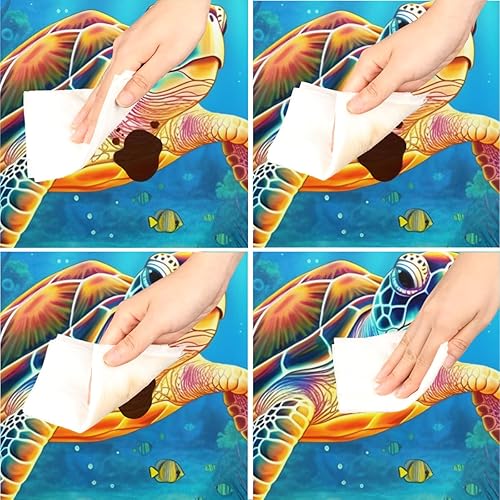 Vista 53 de Pardick Mantel redondo ajustable con diseño de flores de arte en acuarela con mantel elástico, mantel elástico redondo, impermeable, lavable, se