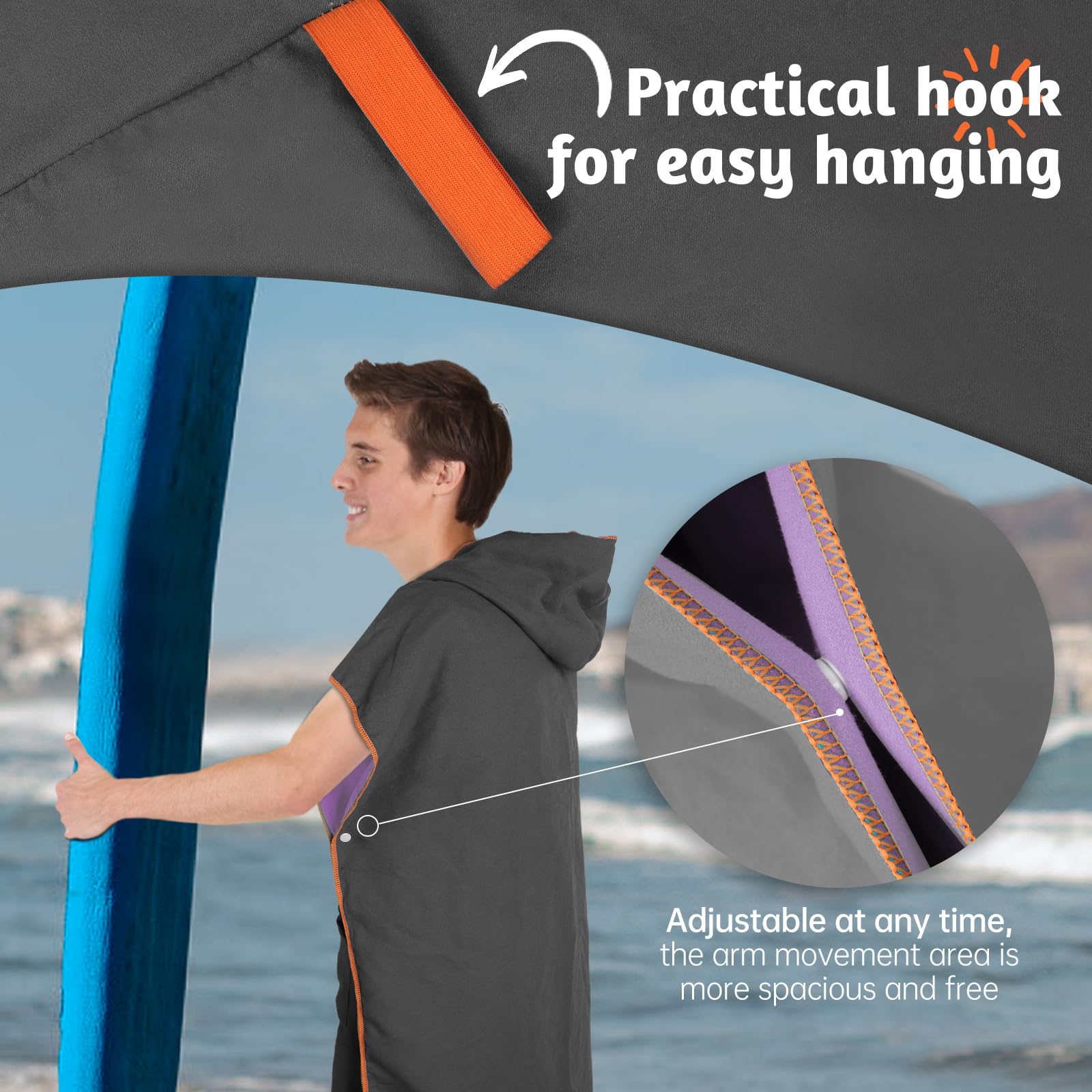 Poncho de natación para Hombre y Mujer