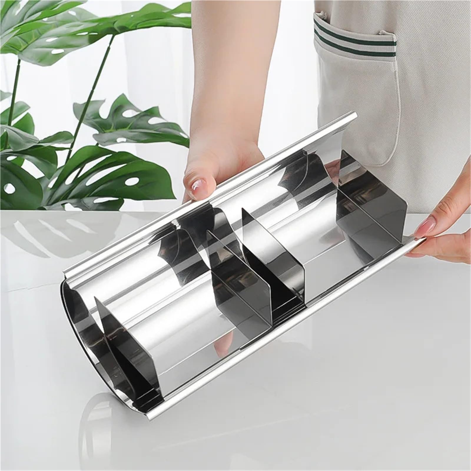 Moule à gâteau en bûche de Noël en acier inoxydable