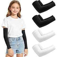 ROXUN Arm Sleeves for Kids UV Sun Protection Compression Youth Volleyball