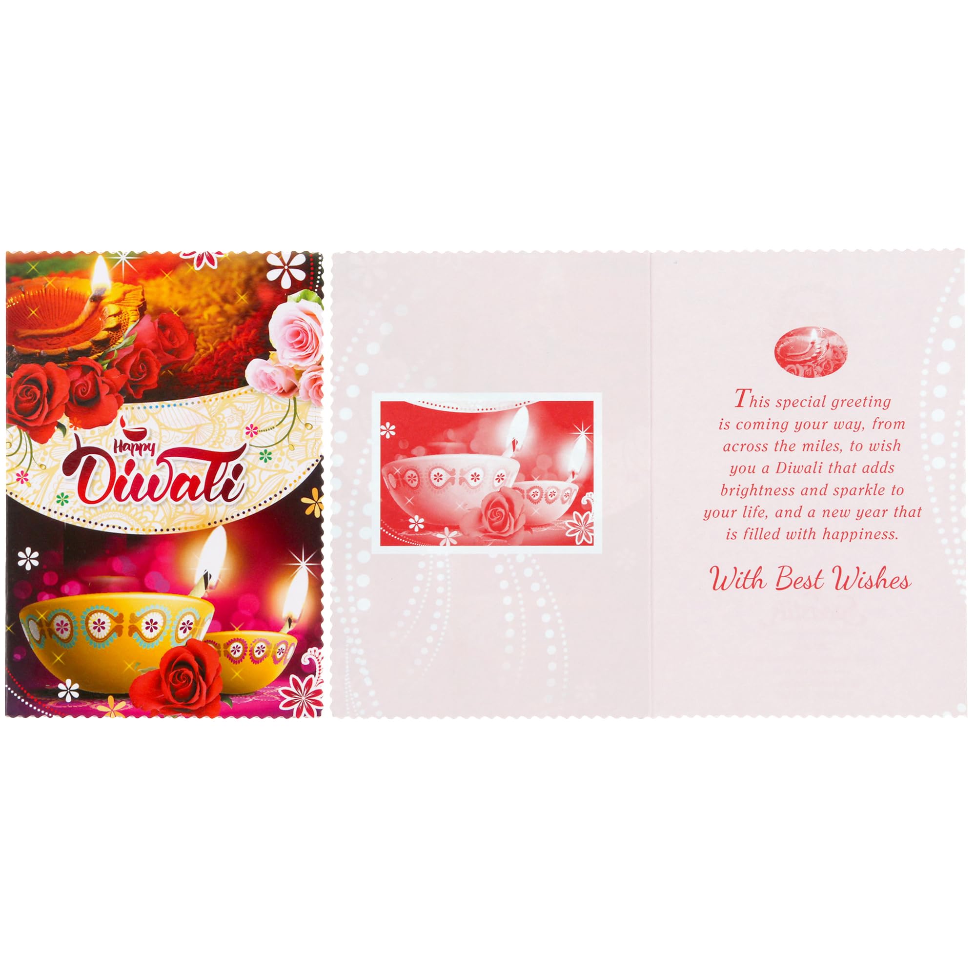 Diya Diwali Card | A6 Festival Of Lights Card