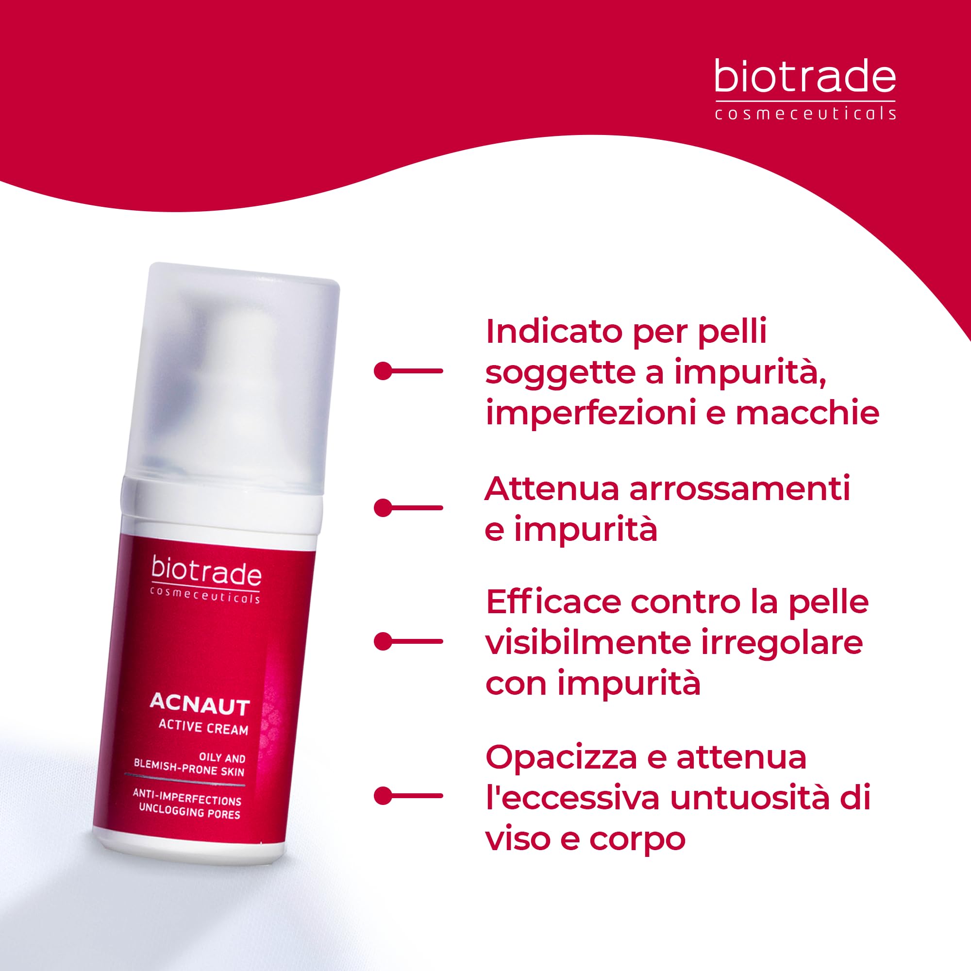 Acne Out Crema 30 ml - Anti pulsanti di acne comédons bianchi