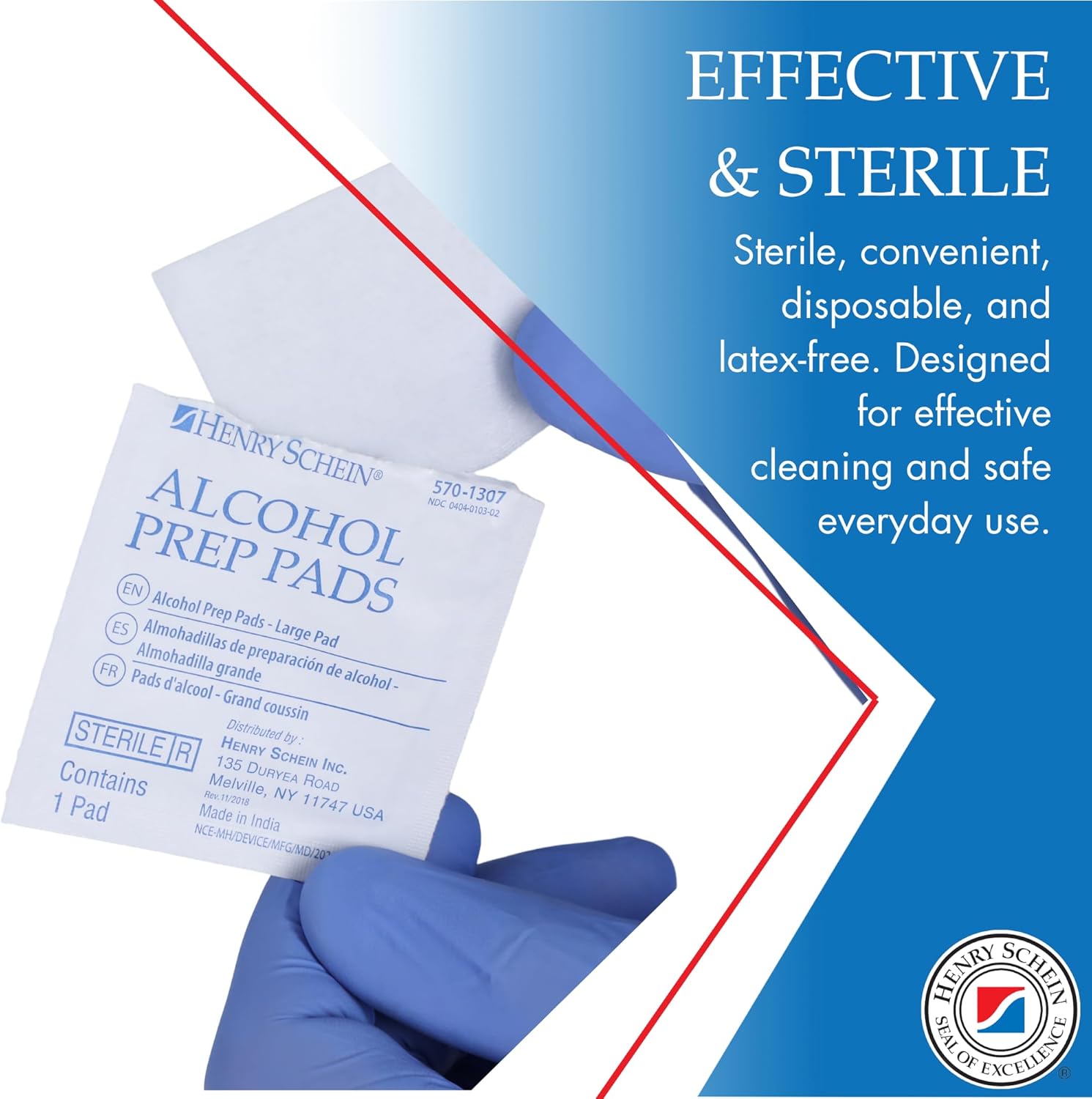 Lar Prep Pads (200/Box) - 70% Isopropyl
