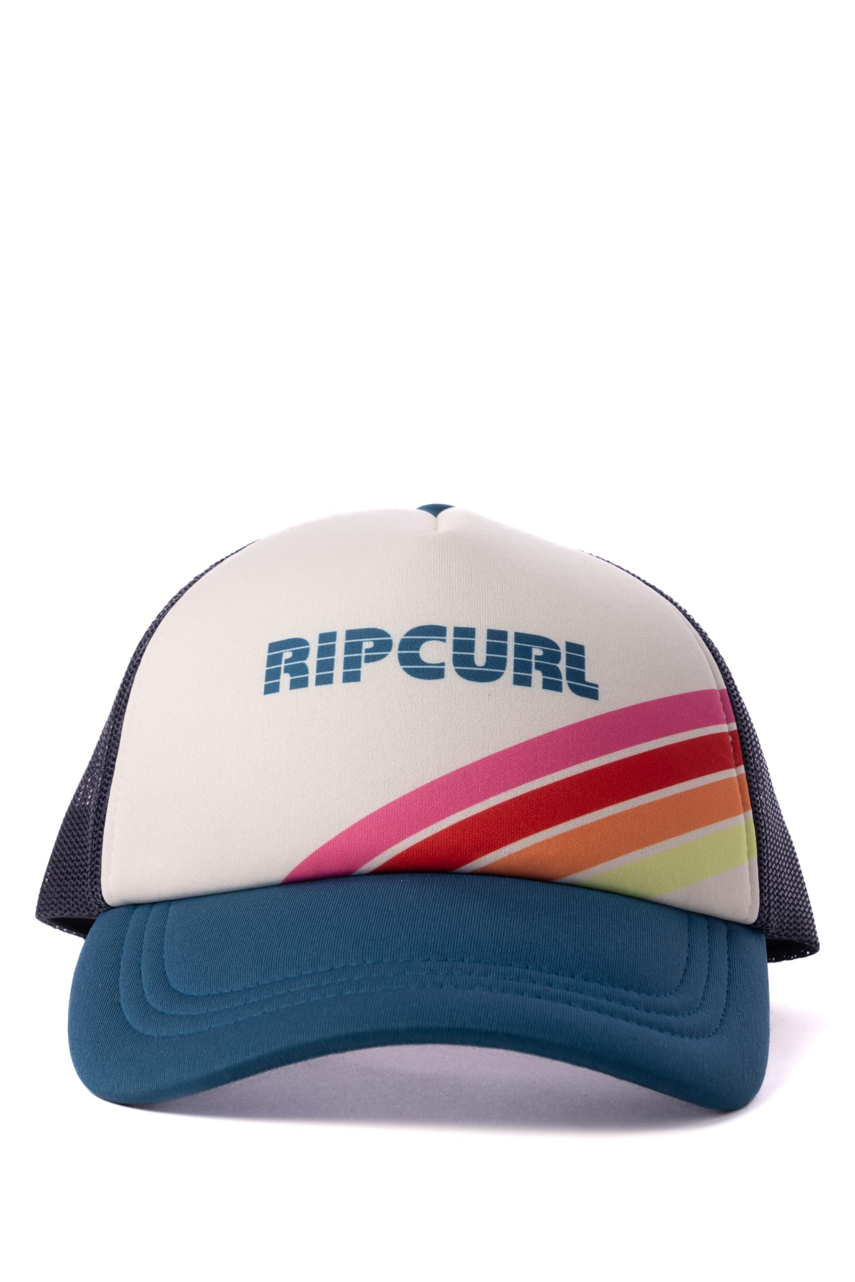 Rip Curl Women's Trucker, Baseball Hat with Adjustable Snapback and Curved Brim for Sun Protection, Bone Exc, One Size