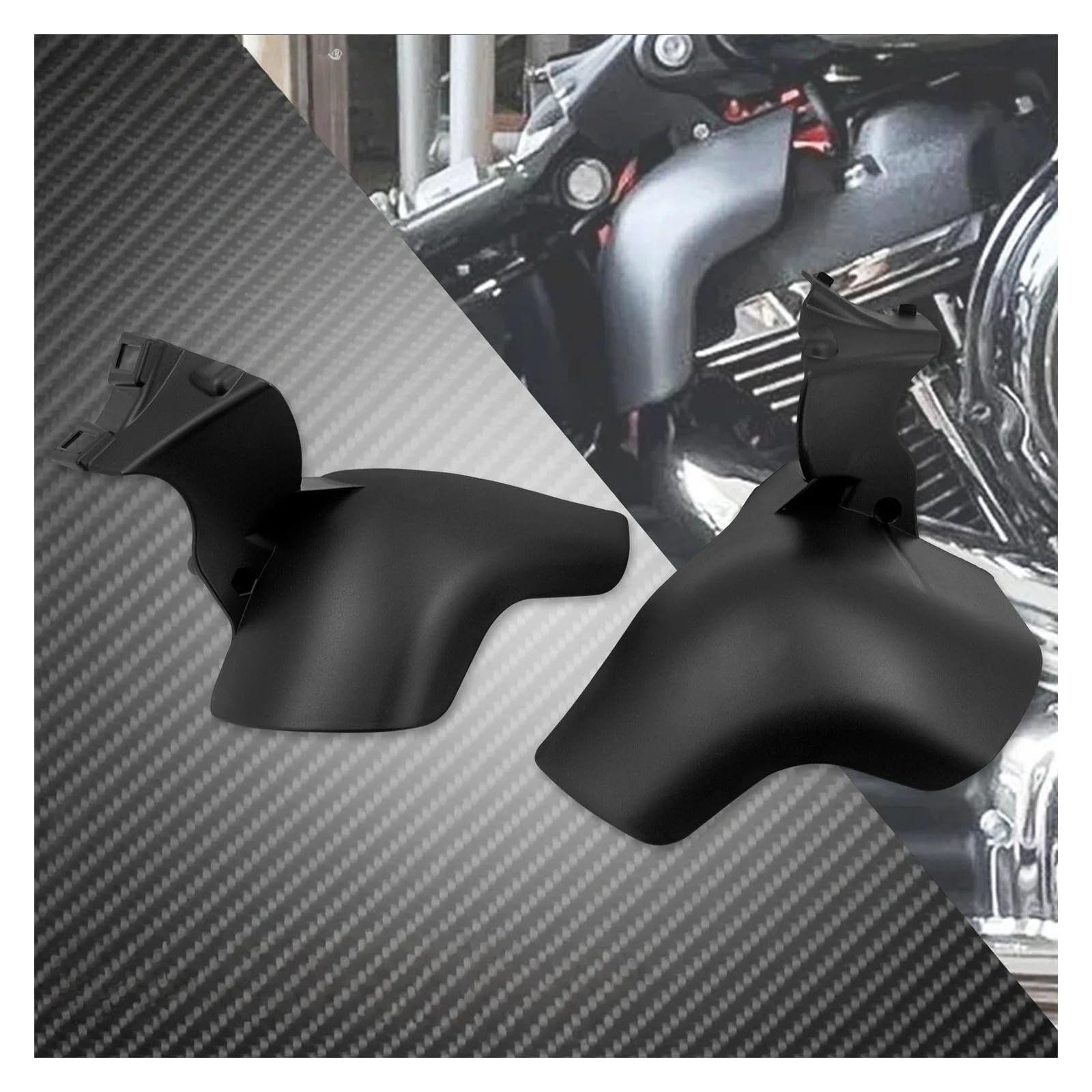 Motocicleta Escudo Térmico Deflector De Calor para Motocicleta, Protector De Motor para Softail Breakout Street Bob Y para Fat Boy 18-24, Tubo De Escape