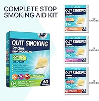 Vista 23 de Parches para dejar de fumar Paso 1 Parche para dejar de fumar, 30 parches para dejar de fumar que funcionan con 2 semanas, parche antitabaco 21 mg