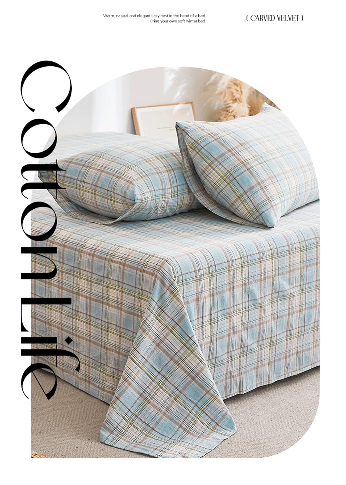 Olivialinen Extra lang eenpersoons XL-hoeslakenset voor verstelbaar bed - 5-delige split-kingsize lakens - past tot 45 cm diepe zak, 100% katoen, 5-delige split kingsize lakens (effen wit