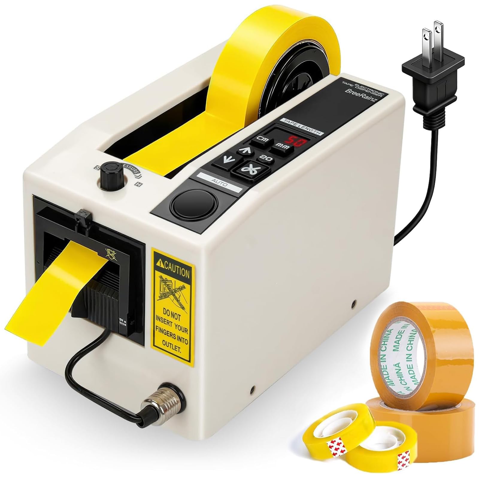 Amazon.co.jp: BreeRainz 電動テープカッター 自動テープ