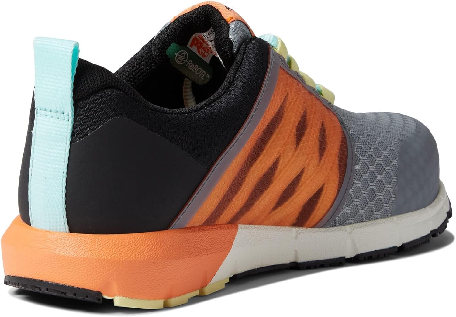 Timberland PRO Women's Radius Composite Safety Toe Athletic Industrial Work Shoe, Grey/Black/Orange, 5.5W - Image 4