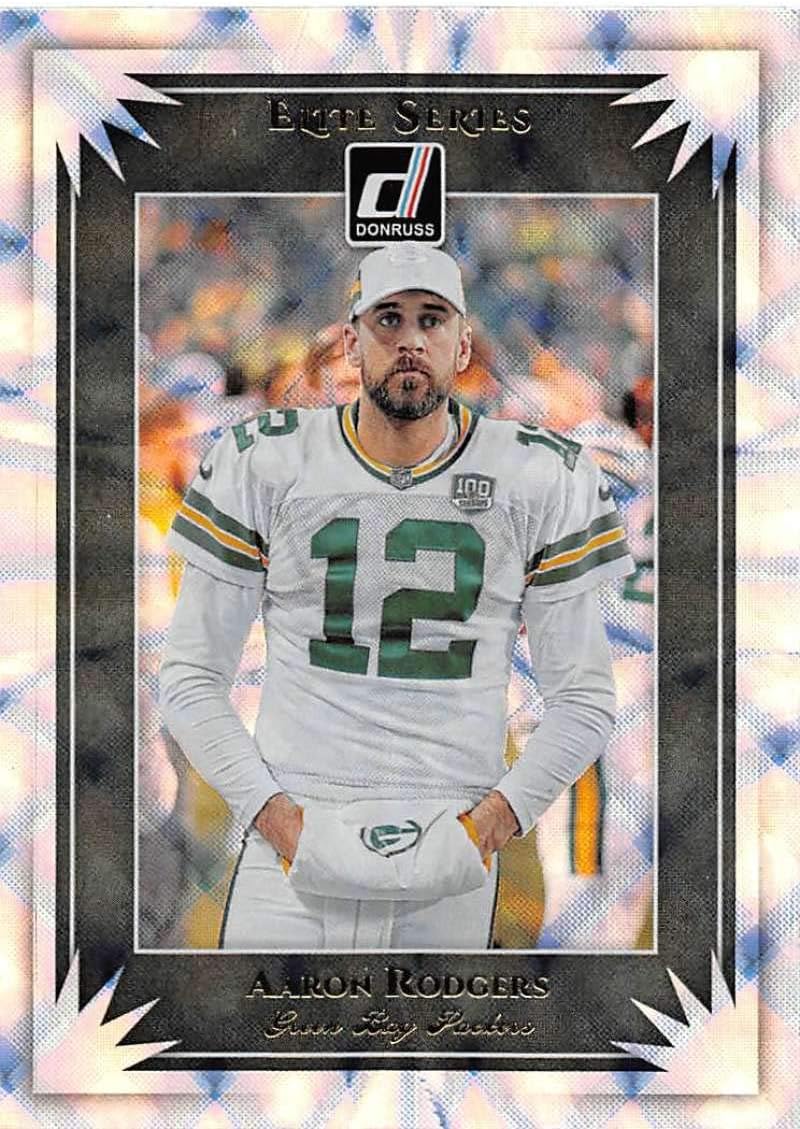 2019 Donruss The Elite Series #1 Aaron Rodgers Green Bay Packers Football Card