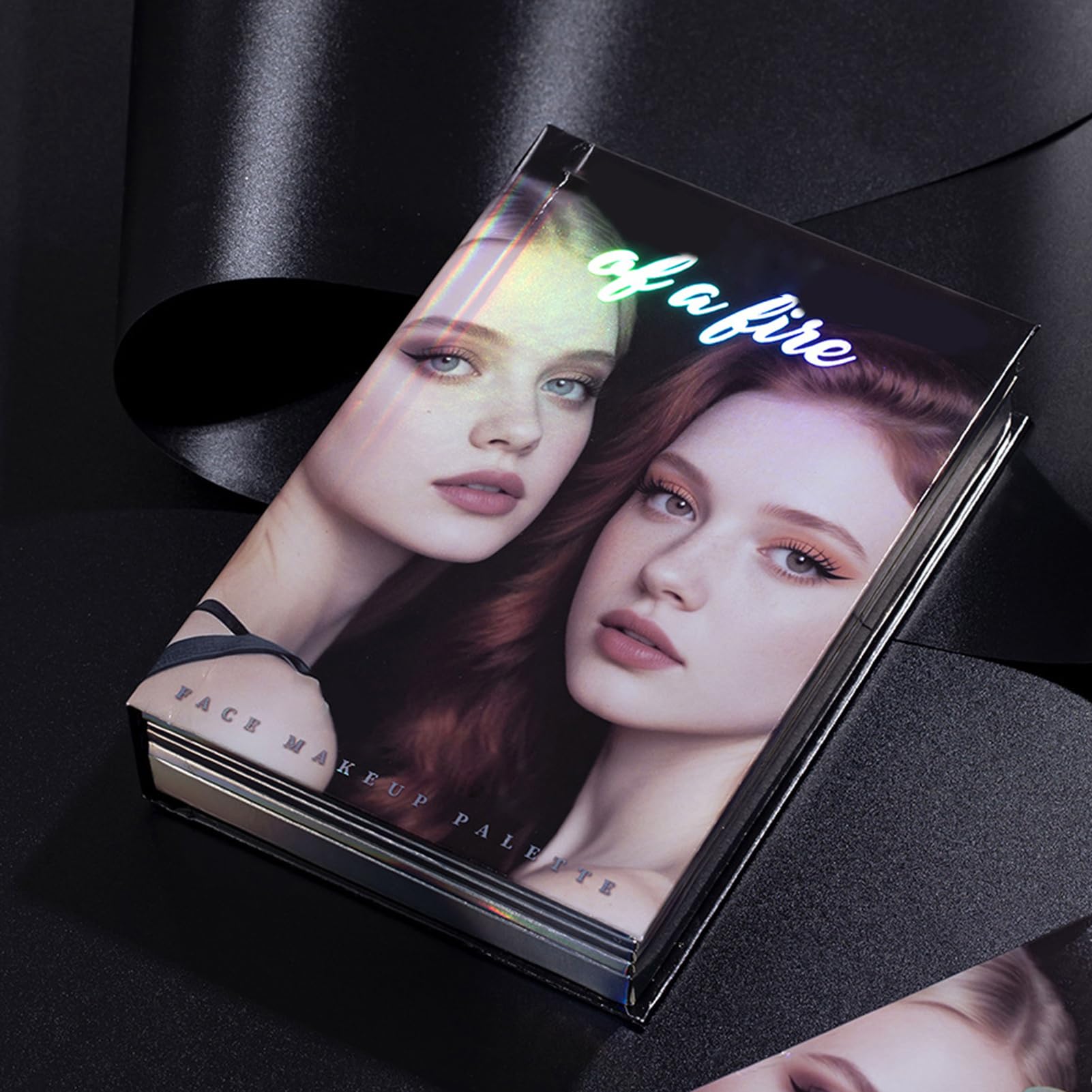 Makeup Buch Palette Lidschatten 48-Farben Buch-Stil | Glitzer Rouge Gesichtspalette Für Tägliche Reisen Urlaub Hochzeiten Geburtstage Verabredungen Hochzeitsevents