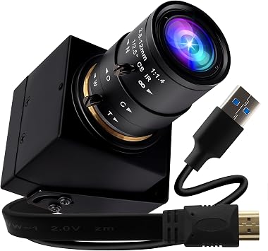 4K USB3.0 HDMI كاميرا 4 K 60 fps 2.8-12 mm تكبير كاميرا ويب للكمبيوتر ميني Lightburn كاميرا لليزر حفارة H.264 تلسكوب USB الأمن الصناعية PC كاميرا ويب للتوت بي جيتسون نانو