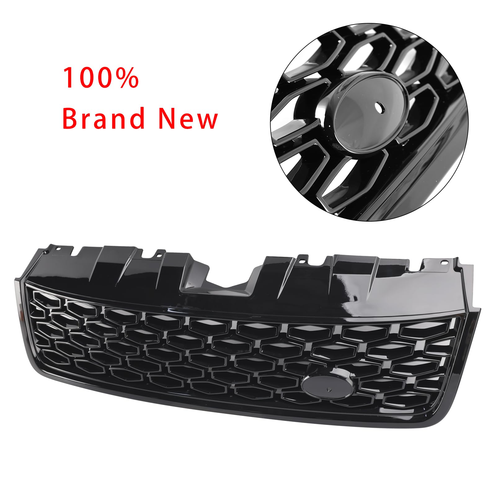 Griglia paraurti Anteriore Dynamic Style Front Bumper Grille LR073217 Fit for Discovery Sport L550 2014-2019 (No Logo)