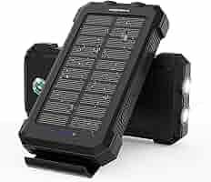 X-DRAGON ソーラーチャージャー 2USB出力 モバイルバッテリー2個 71ndJx1IrfL._AC_SY200_QL15_.jpg