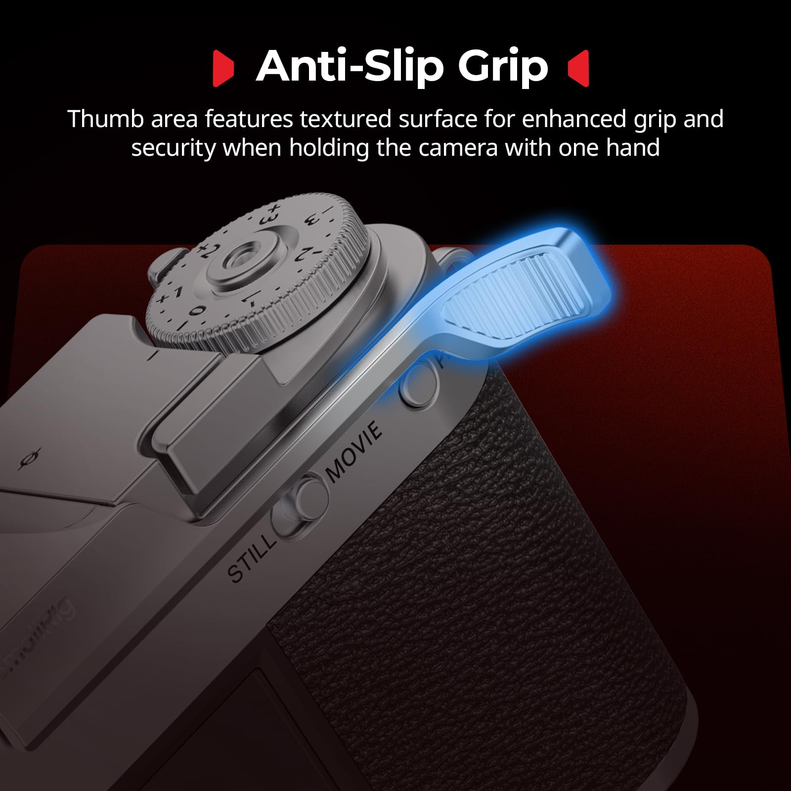 SmallRig Thumb Grip for FUJIFILM X Half (Silver) 5221 1