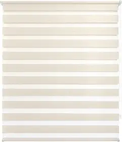 Zebra Persiana Rolo Dupla 120x160cm Bege Linho Evolux