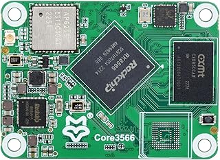 Waveshare Core3566 Module Compatible with Raspberry Pi CM4 and Base Board Rockchip RK3566 Quad-Core Processor with 4GB RAM 0GB eMMC without Wireless Suitable for Embedded Applications