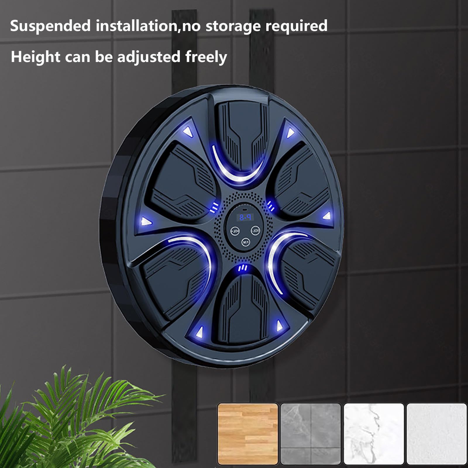 Macchina Da Boxe Musicale Con Bluetooth - Tirapugni Elettrico Con 8 Velocità E Guanti - Foto 6