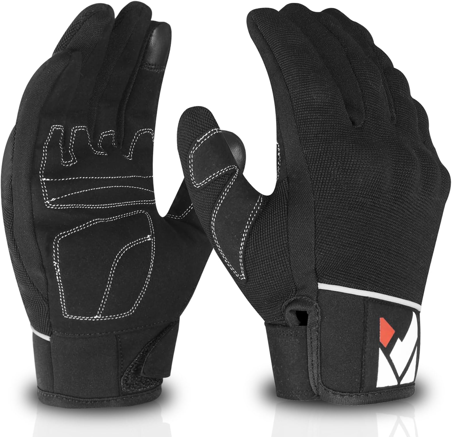 KATX Protective Motorcycle Motorbike Gloves Men Women, Knuckle Leather Armoured Gloves Lining for Scooter Motocross ATV MTB Riding Casual Racing Gear