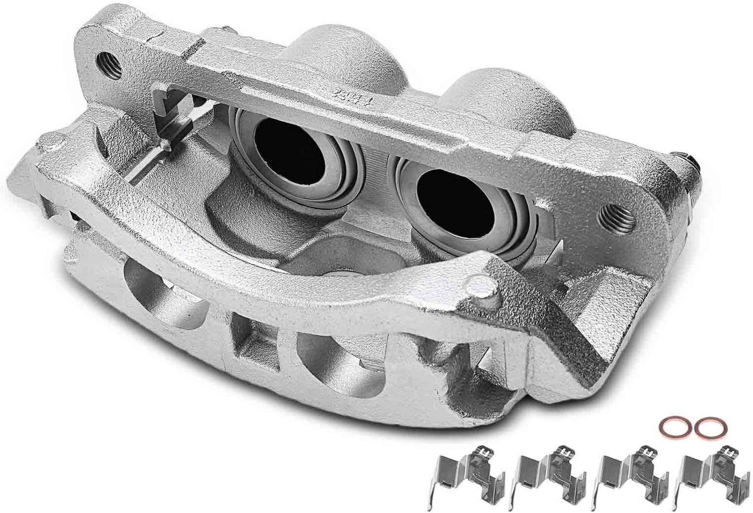 A-Premium Disc Brake Caliper Assembly with Bracket Compatible with Select Ram Models - Ram 2500 3500, 2019 2020 2021, 5.7L 6.4L 6.7L - Front Right Passenger Side