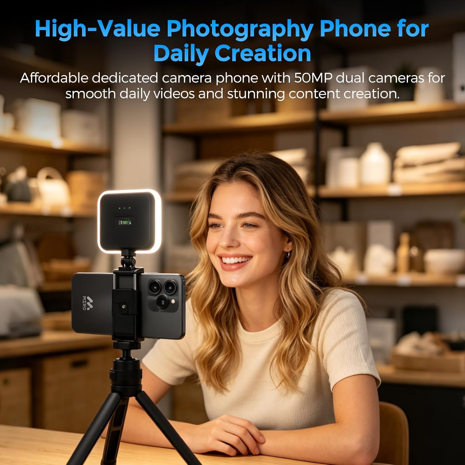 50MP+50MP Camera Smartphone, 6.56" HD Screen, 5000mAh Battery, 4GB+128GB Expandable Storage, Dual SIM Cell Phone Compatible with AT&T T-Mobile Mint Mobile 4 71ndKXOUYYL. AC SL1500