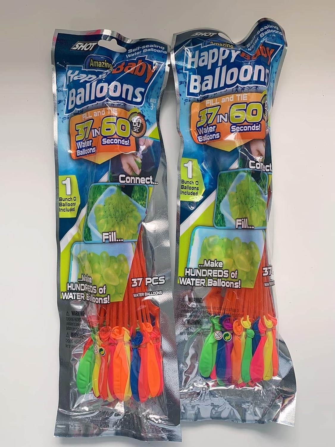 Happy Baby Balloon 10 packs ( 37 Pcs Each pack) Amazon.sg Toys