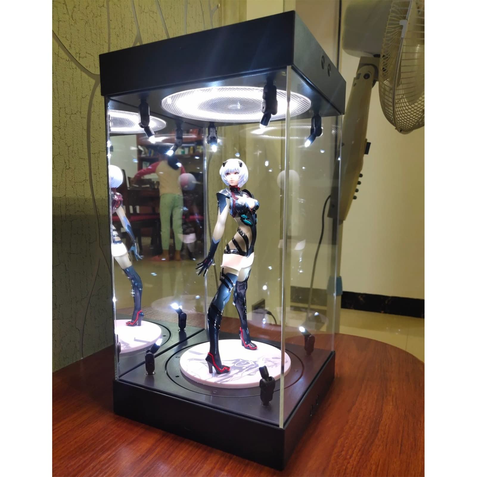 kny27047#57 アクリル フィギュアケース DXタイプ スポットライト Amazon.co.jp: アクリルフィギュアボックス、LED広角スポットライト