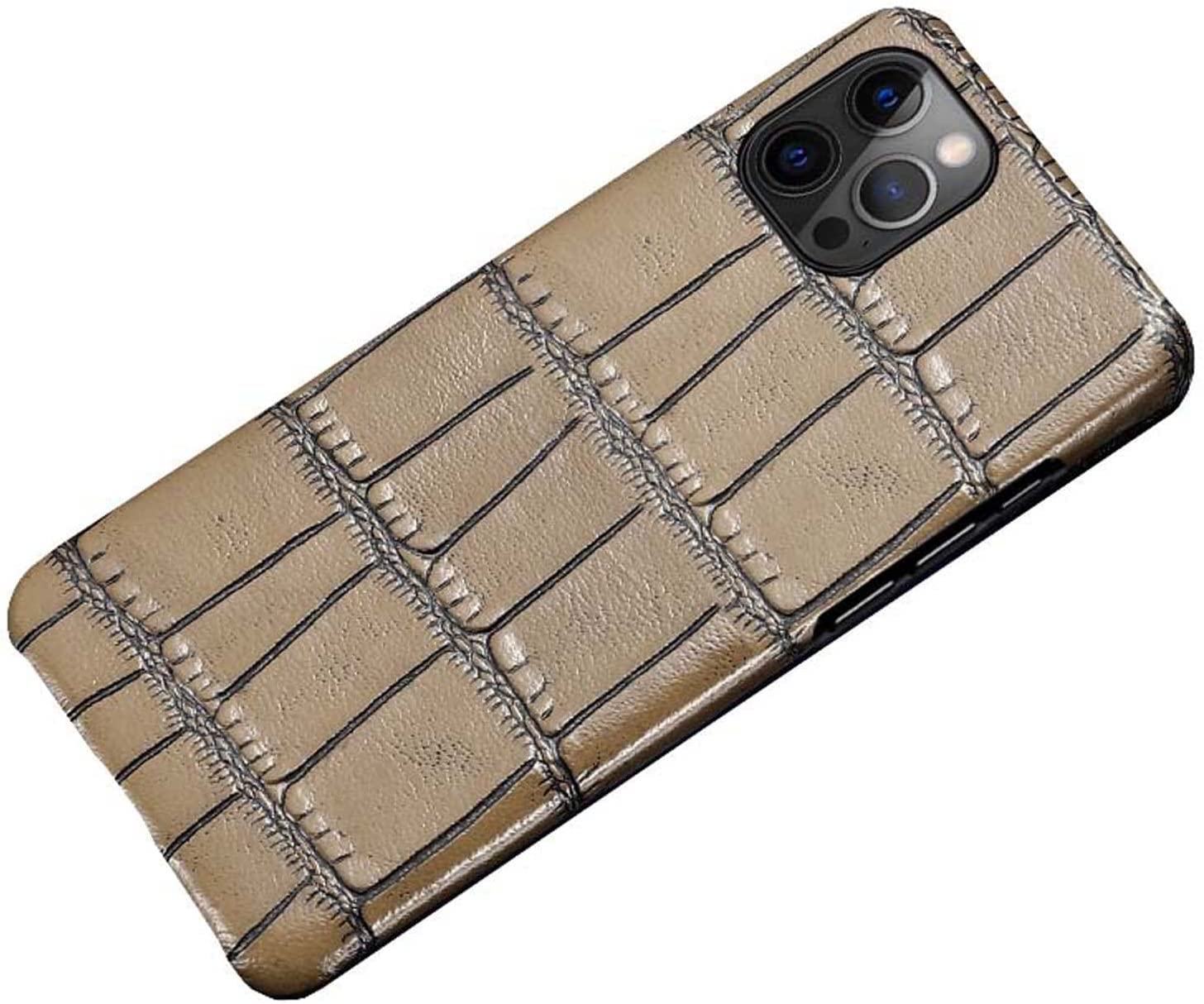 Coque Apple iPhone 12 Pro Max 6,7 pouces croco camel GUMMMY - 7