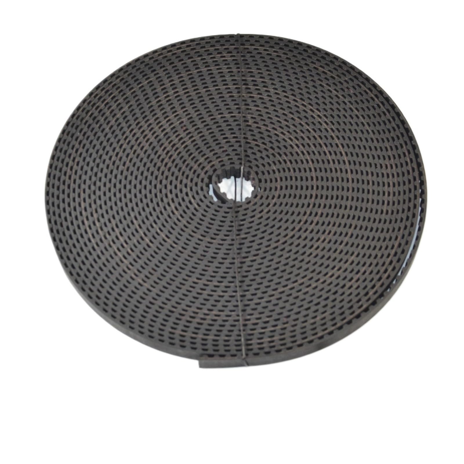Correas de distribución impresora 3D Goma de neopreno con correa de distribución reforzada con fibra de vidrio, extremo abierto, 10 metros de largo, 12 mm de ancho, 5 m